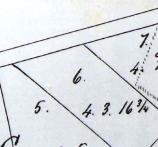 Crop of Map showing location of Chinese gardens and Dennis Rowan's property by the Loddon River