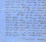 Detail from the statement of John Williams in the criminal trial brief for Patrick Kennedy, PROV, VPRS 30/P29, Unit 12, 1-112-15, Benjamin Carter.